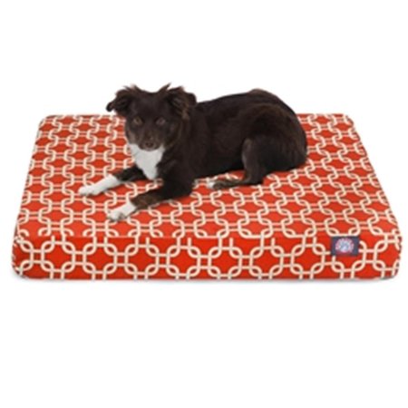 MAJESTIC PET Red Links Small Orthopedic Memory Foam Rectangle Dog Bed 78899551232